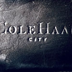 Cole Hann Black Leather Sandals